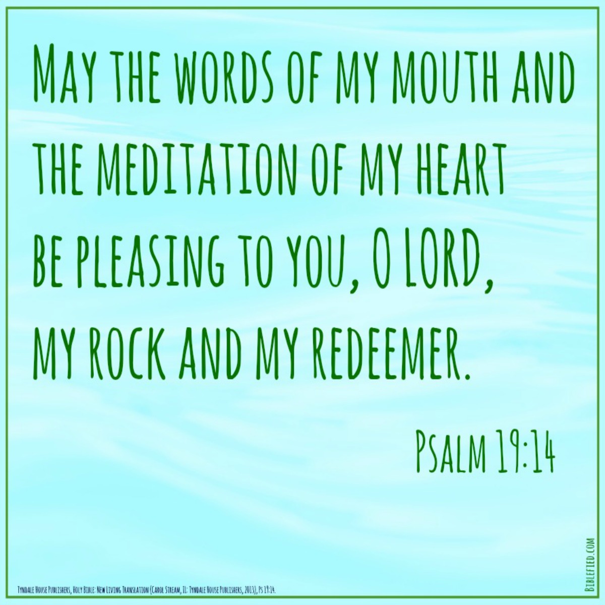Psalm 19:14