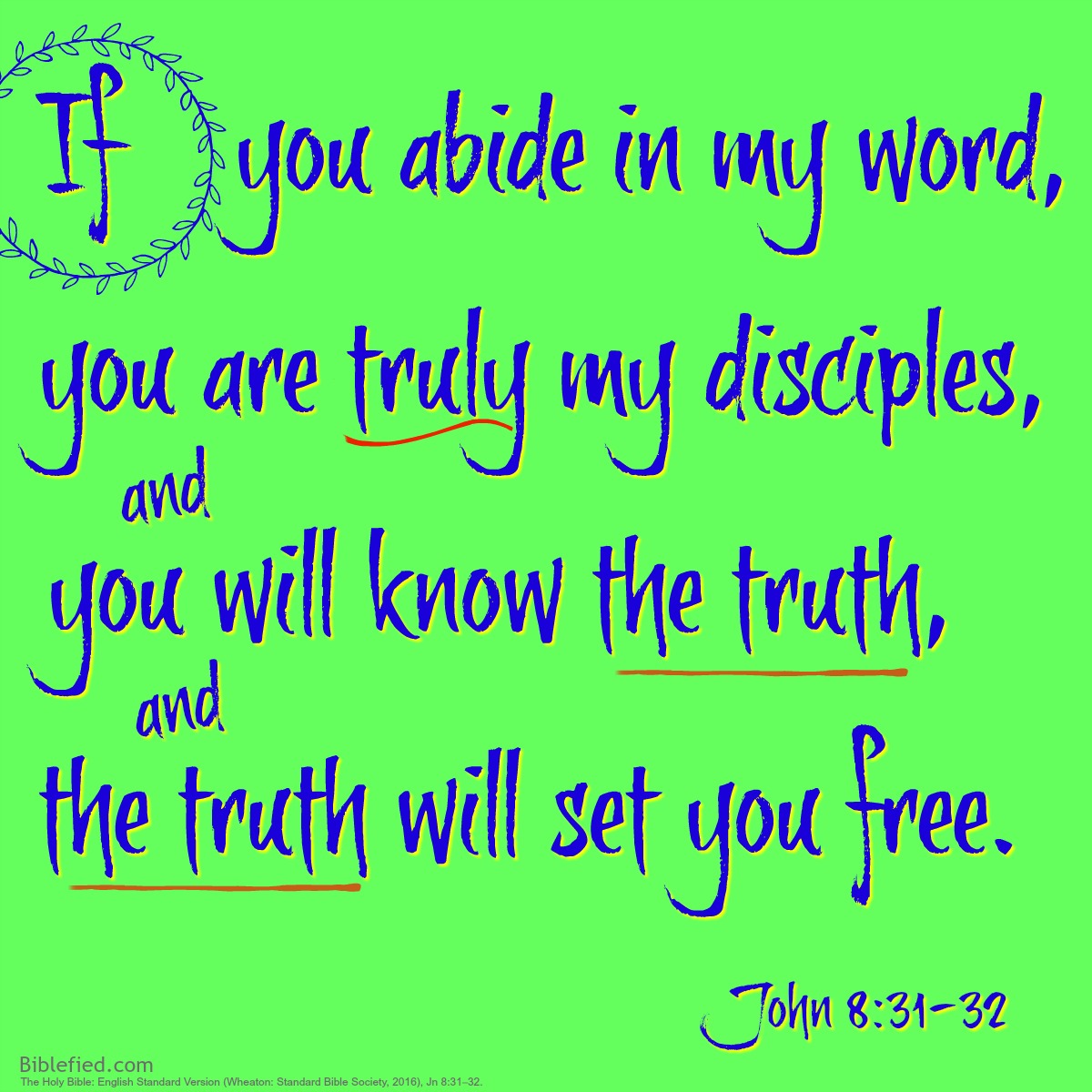 John 8:31-32